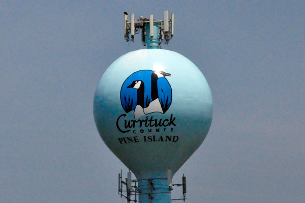 Currituck County Pine Island water tower